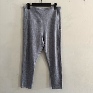 Zyia Active Grey High Waisted Leggings